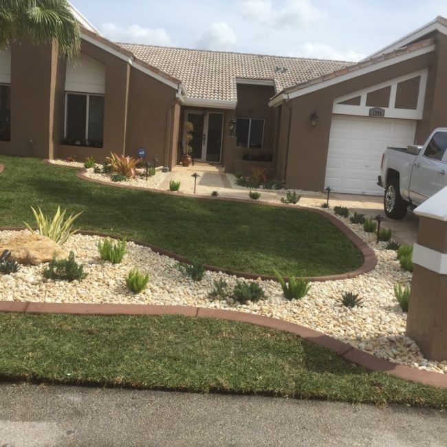 Xeriscape landscape design South FL
