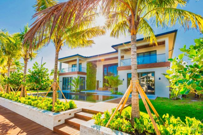 new construction landscape